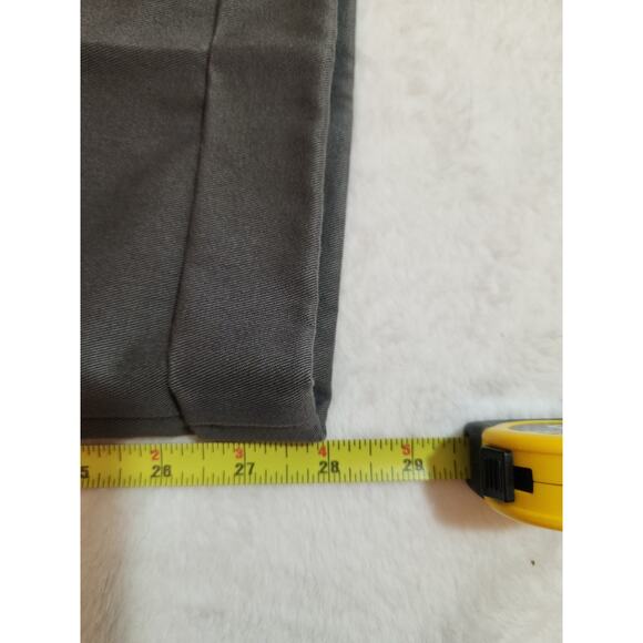 Lands End Pants Mens 42 X 28 Gray Pleated Chino Khaki - Picture 9 of 11